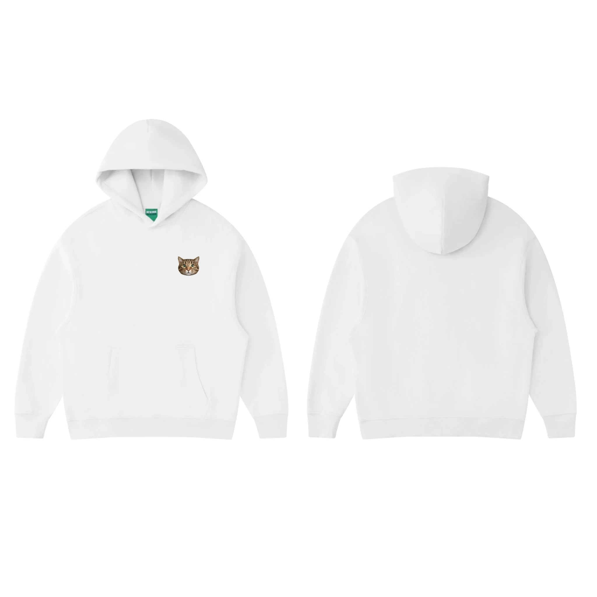 White_Essential Hoodie