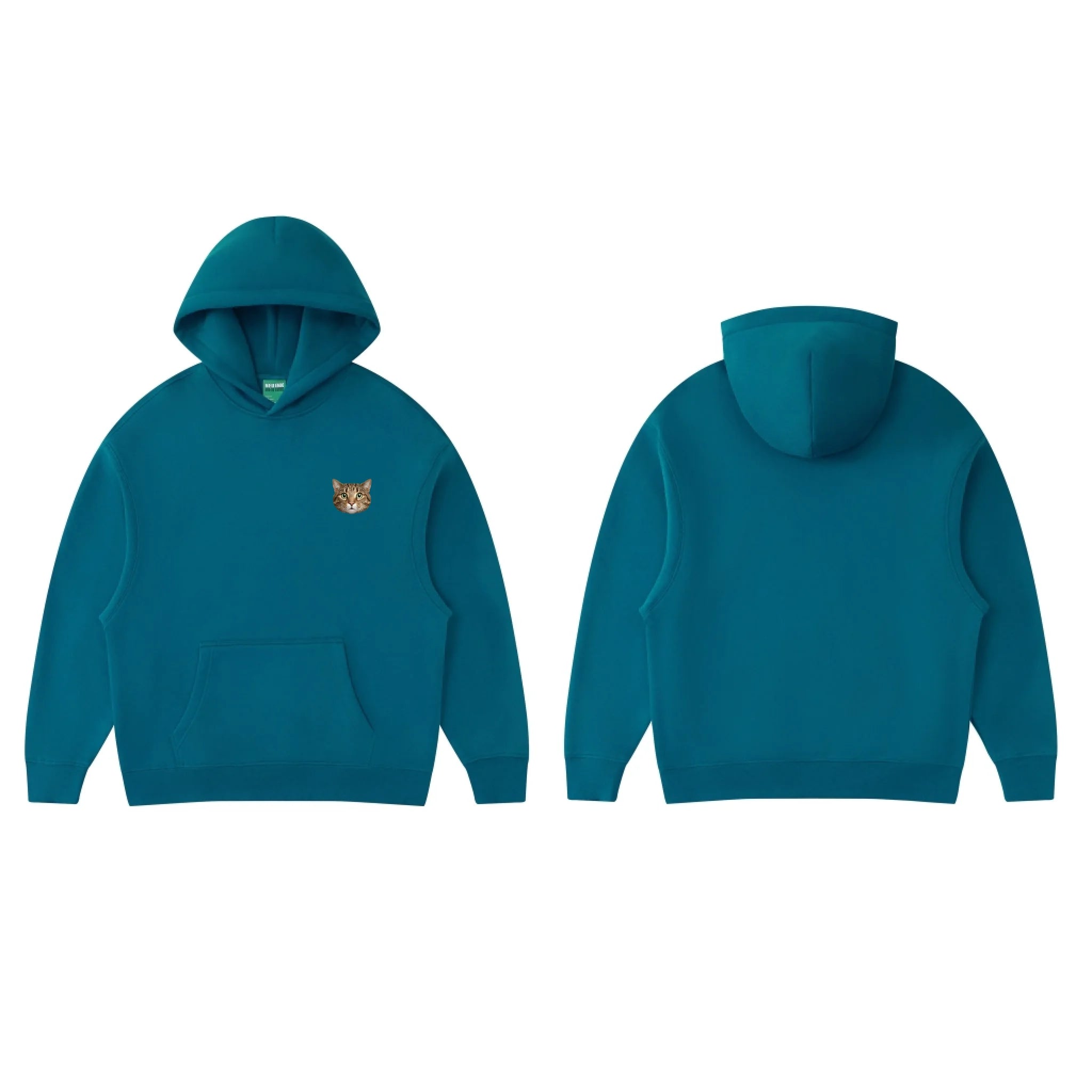 Cyan_Essential Hoodie