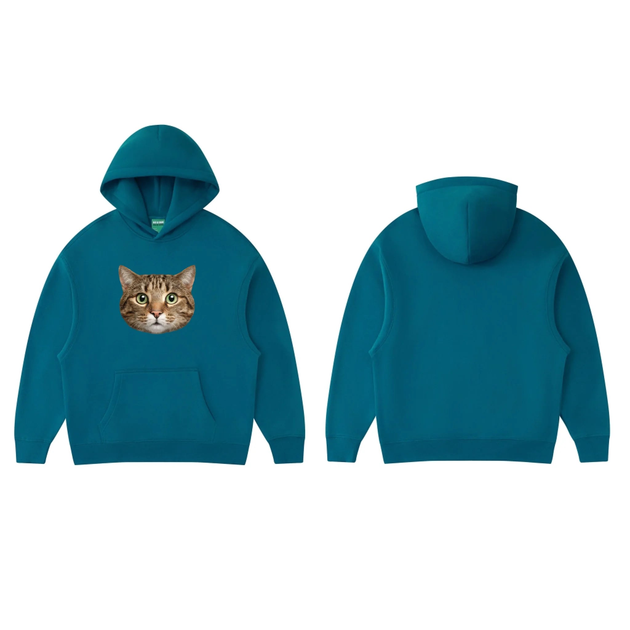 Cyan_Essential Hoodie