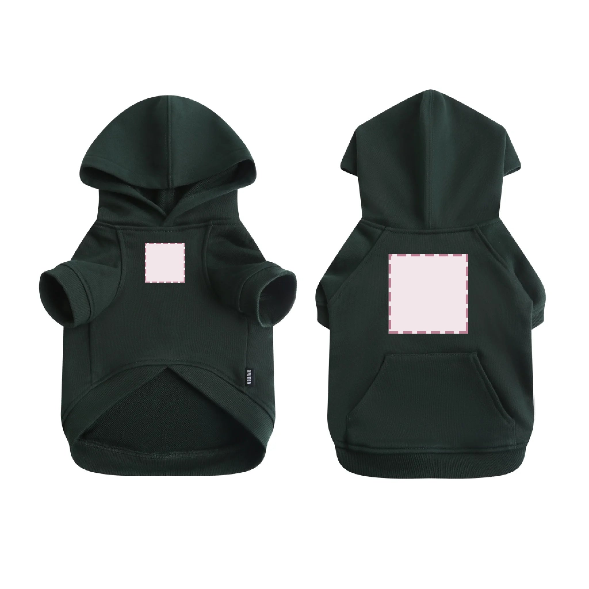 Essential Dog Hoodie_Jungle Green
