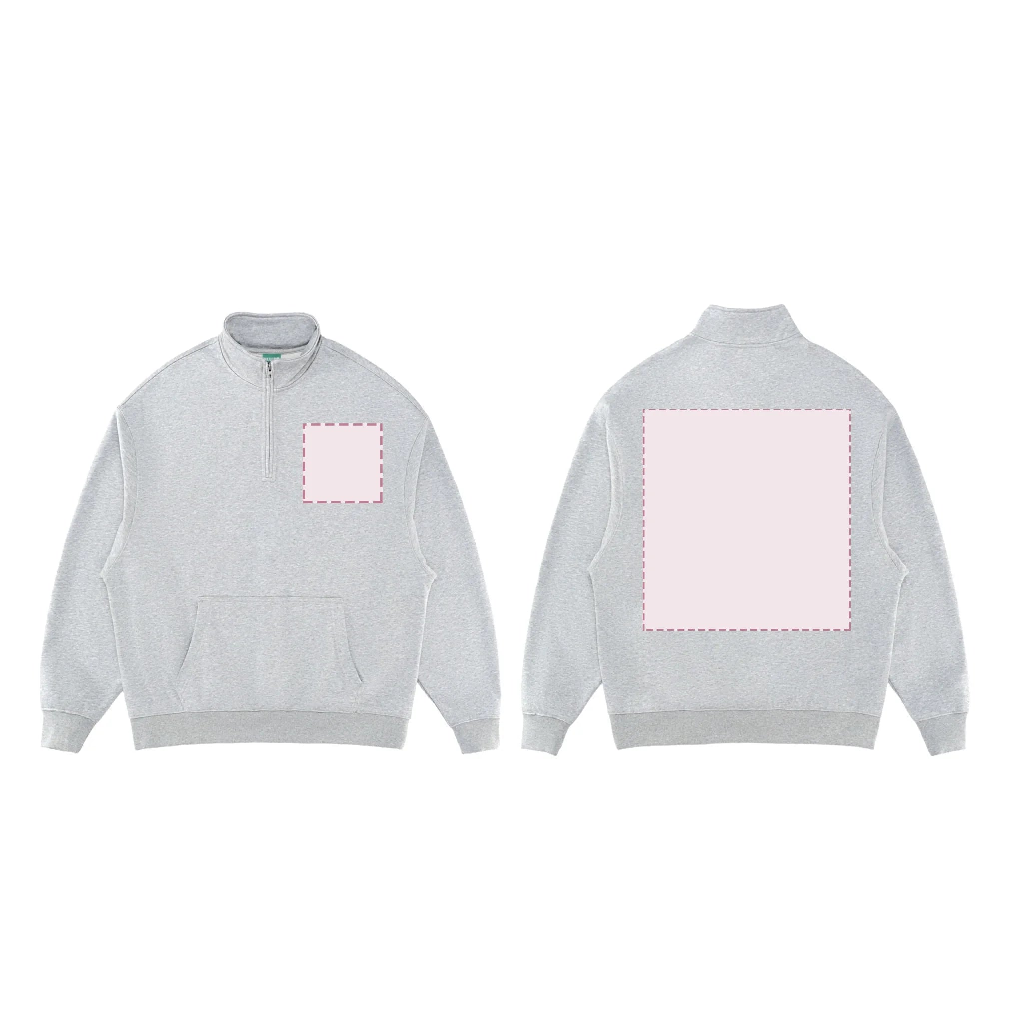 Sports Grey_Essential Halfzip sweats