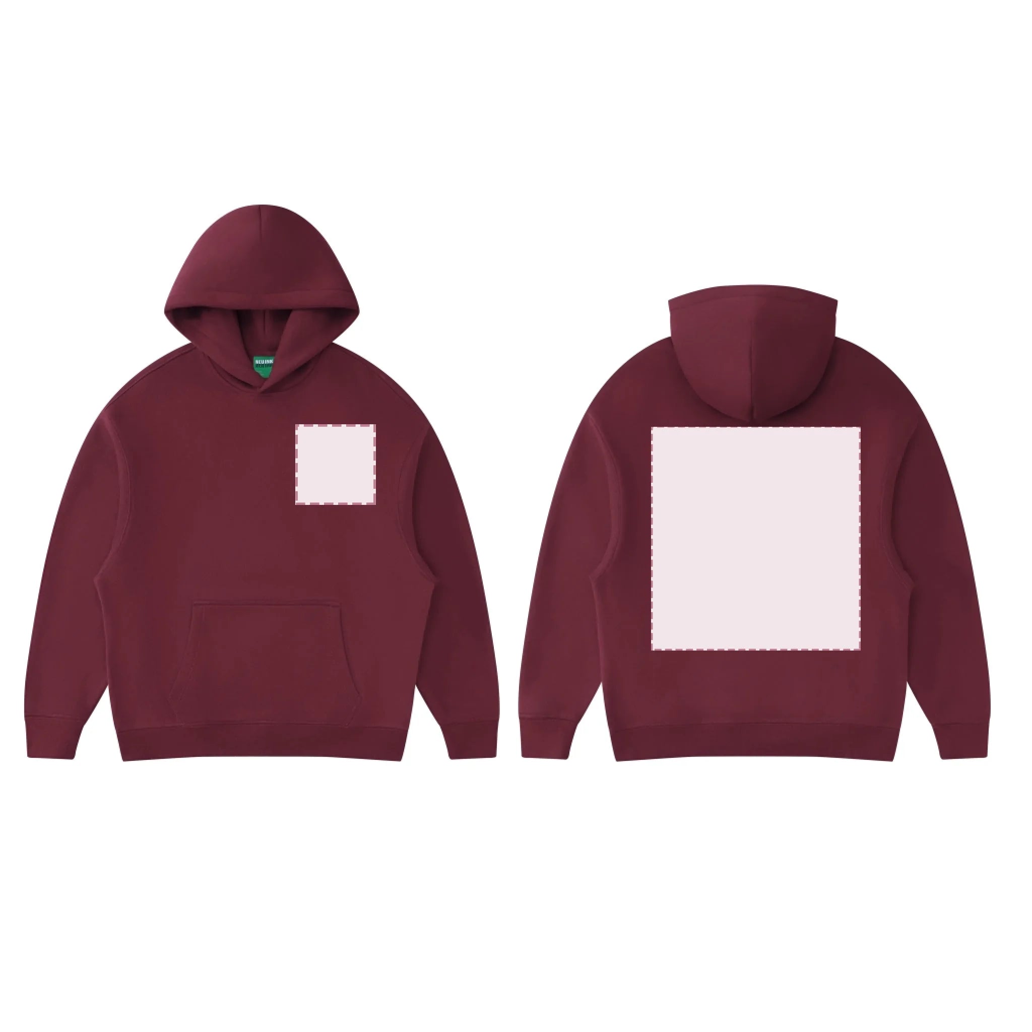 Wine Red_Essential Hoodie
