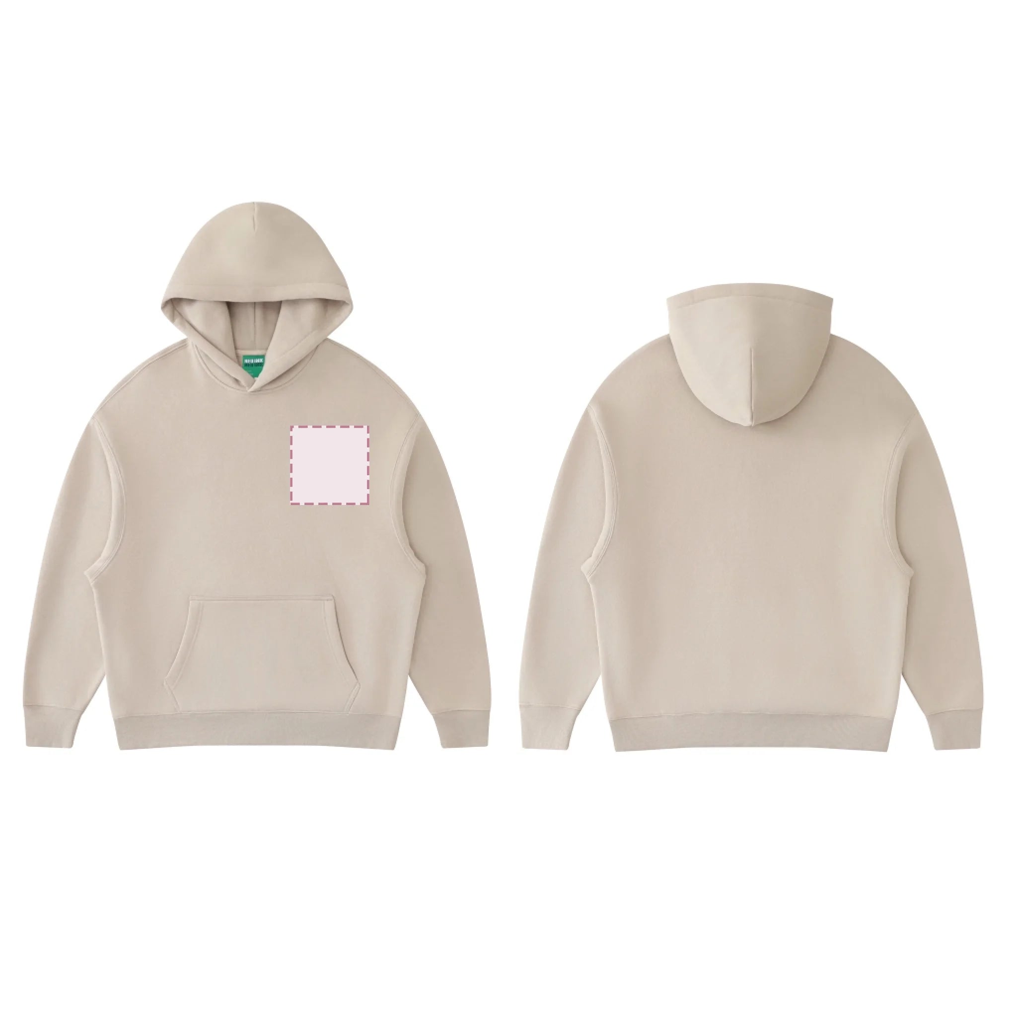 Khaki_Essential Hoodie
