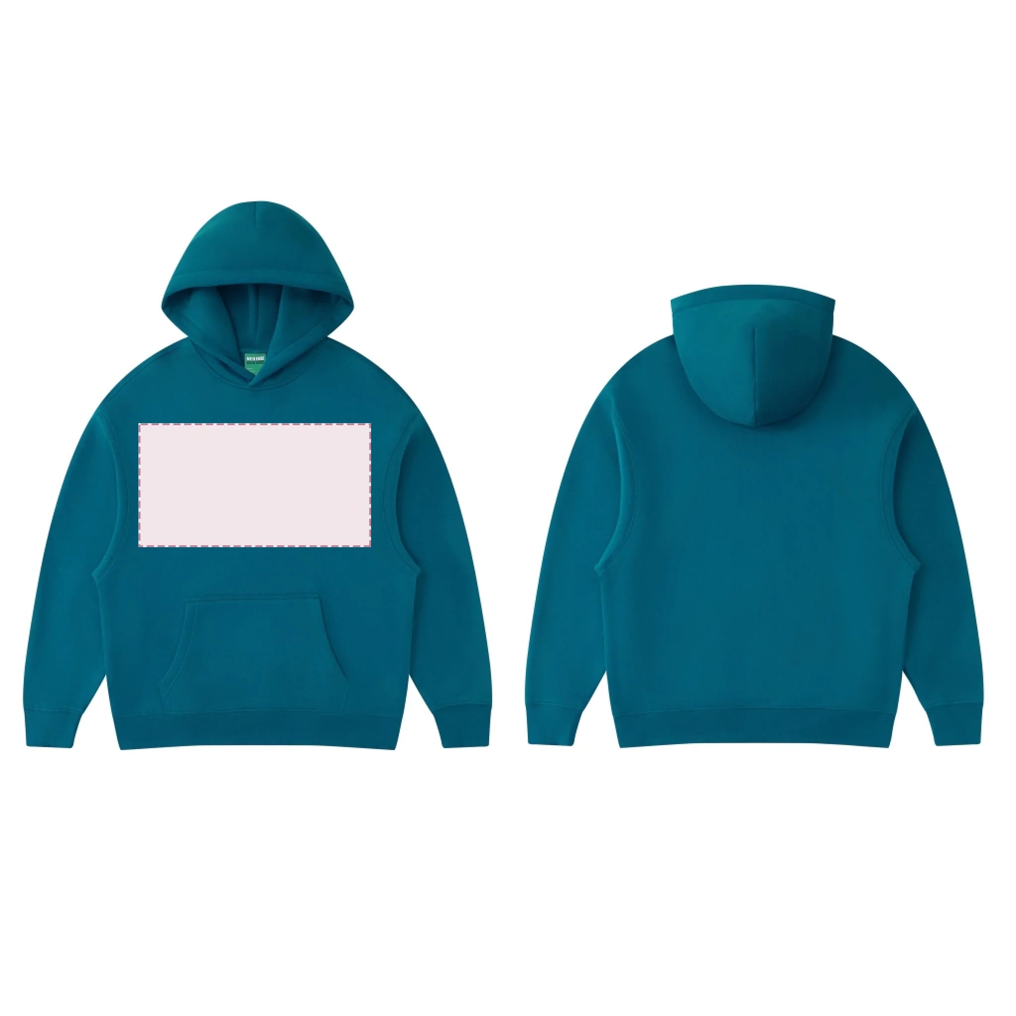 Cyan_Essential Hoodie